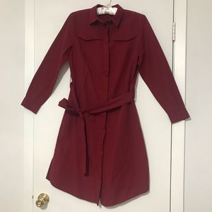 Modanisa Maroon blouse dress tunic